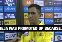 MS Dhoni explains why Bravo was not promoted up the order.
