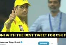 IPL 2018 : MS Dhoni thanks Chennai Super King’s Fans!!!