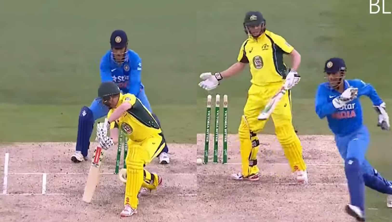Top 11 stumpings by MS Dhoni that left the batsmen shocked