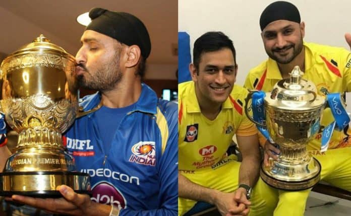 Harbhajan in CSK and MI