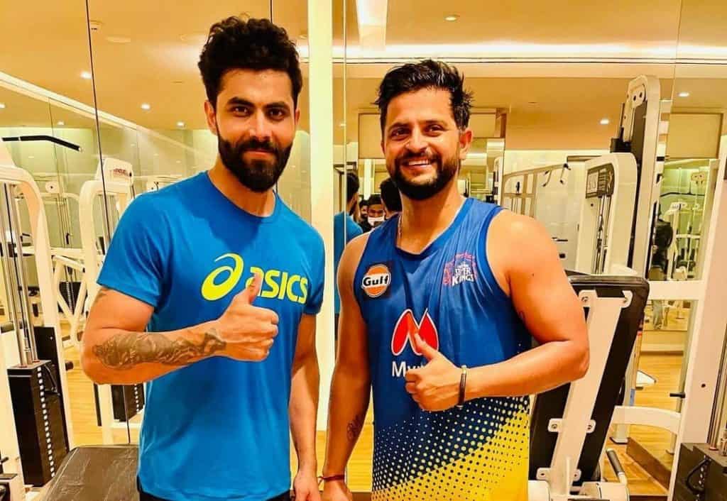 Ravindra Jadeja and Suresh Raina