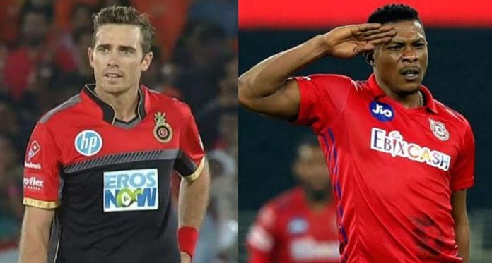 Tim Southee and Sheldon Cottrell