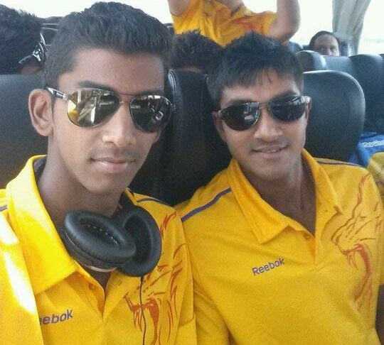 Baba Aparajith and Vijay Shankar CSK