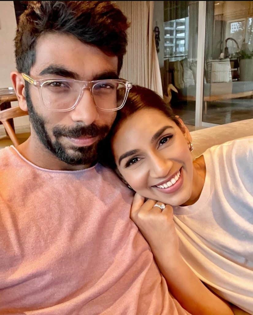 Jasprit Bumrah wife Sanjana Ganesan