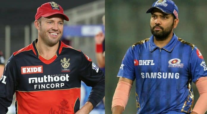 AB de Villiers and Rohit Sharma IPL