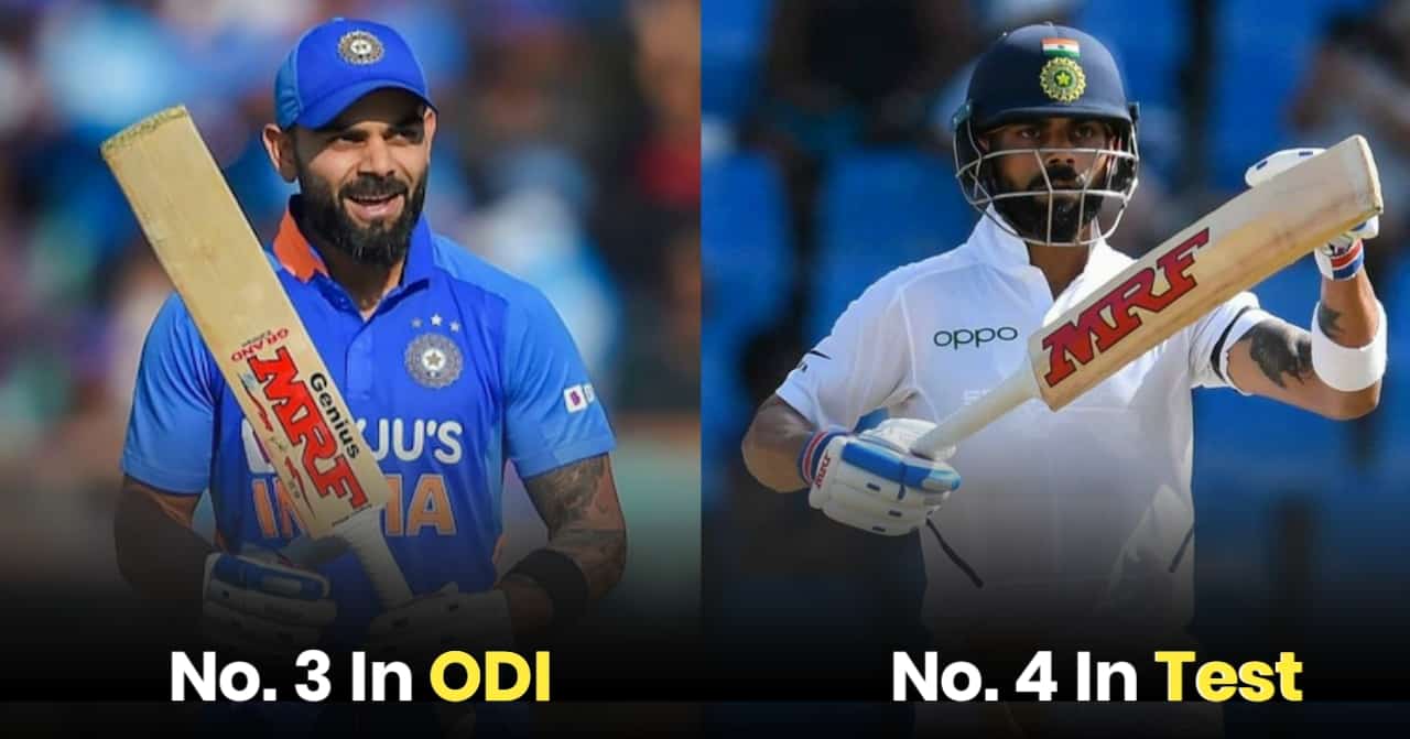 5 Active Players Who Bat At Different Positions In Tests And ODIs