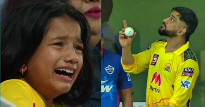 ads Dhoni's sweet gesture