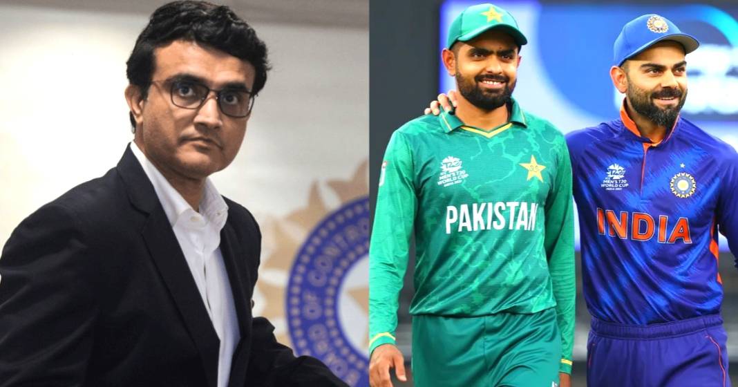 This is not in Rameez&#39;s hands, nor mine&quot; - Sourav Ganguly opens up on India Pakistan Bilateral series