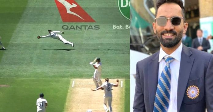 Dinesh Karthik's reply to Jos Buttler's Spiderman catch against Australia Ashes 2nd Test