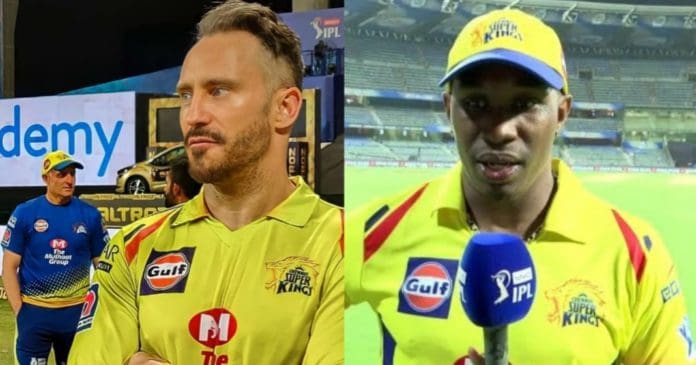 Faf du Plessis Dwayne Bravo reacts to being released by Chennai Super Kings CSK IPL retention