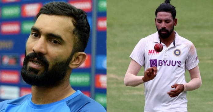 Dinesh Karthik Mohammed Siraj India vs South Africa 2nd Test