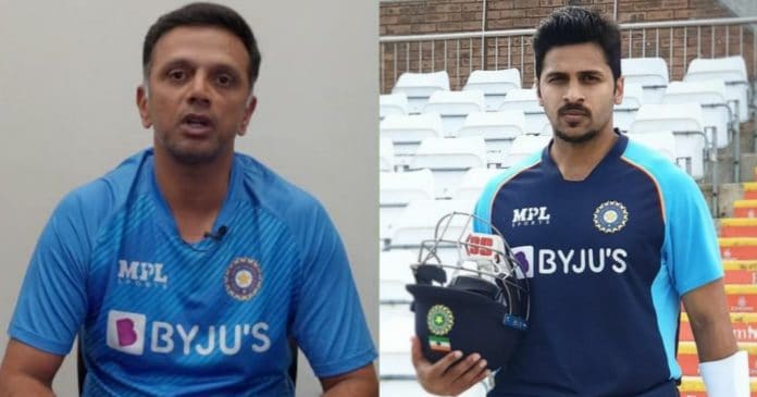 Rahul Dravid, Shardul Thakur, Deepak Chahar India vs South Africa 2022