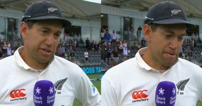 Twitter react Ross Taylor emotional last interview after retirement
