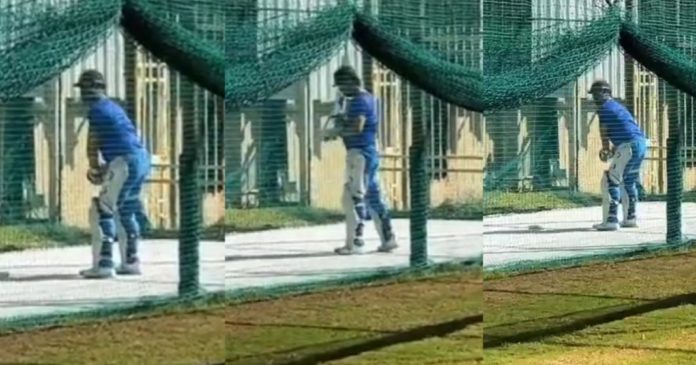MS DHoni in Nets IPL 2022