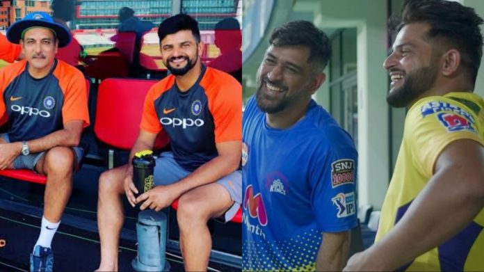 ravi shastri suresh raina Ravi Shastri Suresh Raina