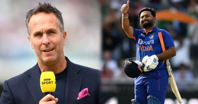 Michael Vaughan praises Rishabh Pant India vs England 3rd ODI 2022