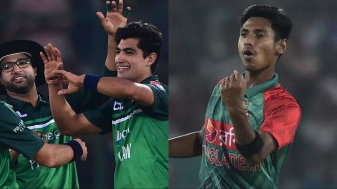 naseem shah mustafizur rahman 15 wickets