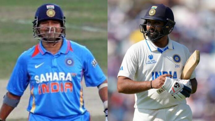 sachin rohit International cricket