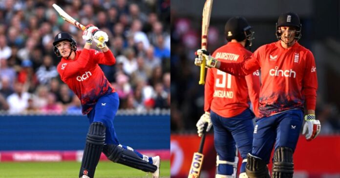 Harry Brook batting vs New Zealand 2nd T20I World Cup 2023