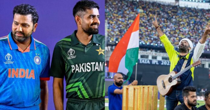 India vs Pakistan ICC Cricket World Cup 2023 musical performance