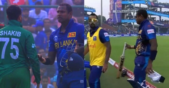 Angelo Mathews ICC Cricket World Cup 2023 Sri Lanka vs Bangladesh