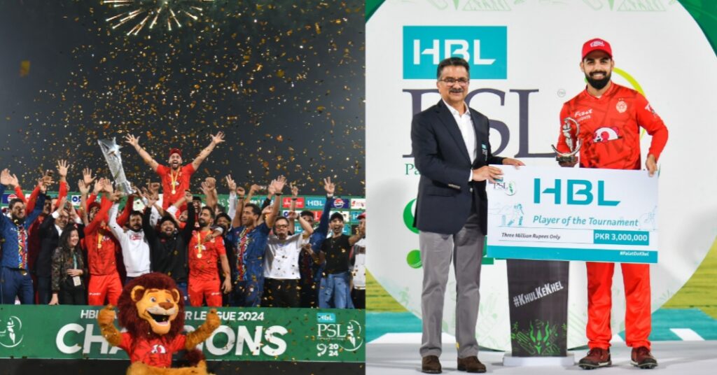 Pakistan Super League 2024 List of Award Winners and Prize Money in